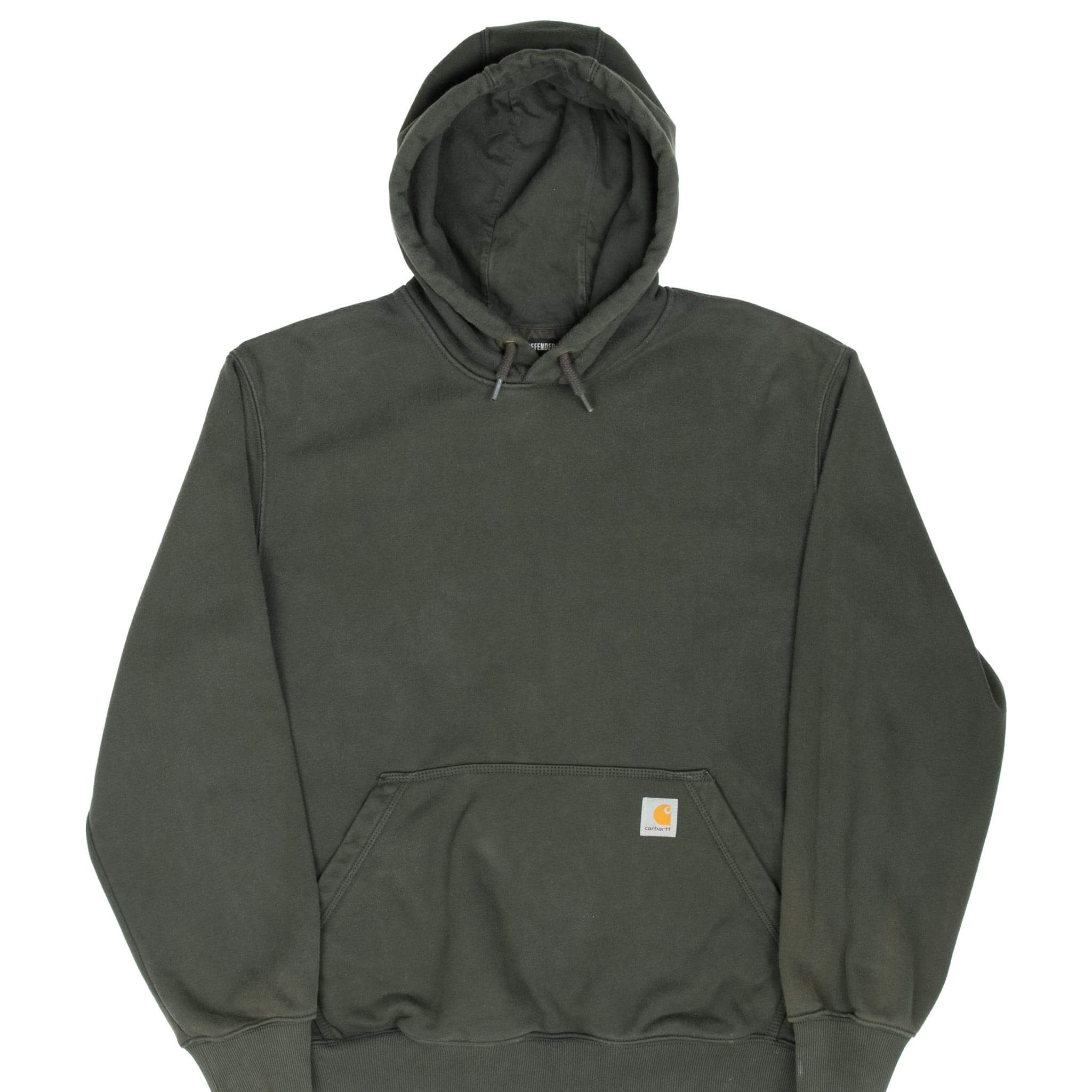 Vintage Carhartt Classic Green Hoodie Sweatshirt 2000s - Size Large - Men's Heavyweight Pullover for Work, Outdoor & Casual Wear