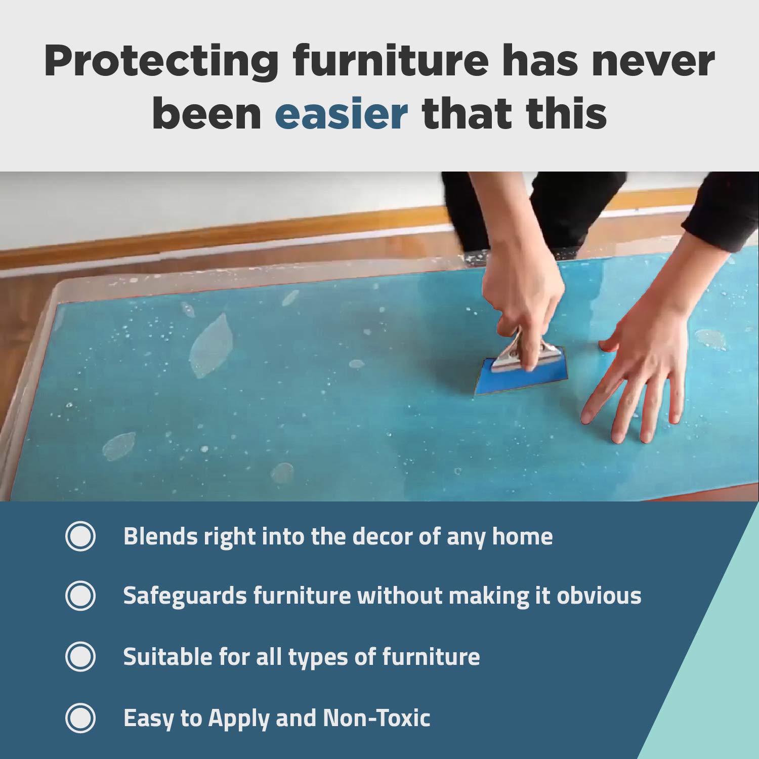 10-Pack FurniCare Couch Protectors - Waterproof Pet Scratch Guards for Sofas, Leather Furniture & Couches - Anti-Scratch Armrest Covers - Dog & Cat Scratch Protection for Carpets, Walls & Doors - Perfect for Pet Owners & Furniture Protection