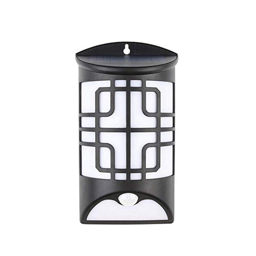XLEVE Solar Powered Outdoor Lights - Waterproof LED Wall Mounted Lantern with Motion Sensor for Landscape, Porch, Garden, Deck & Fence | Perfect for Home Security, Pathway Lighting & Backyard Decoration