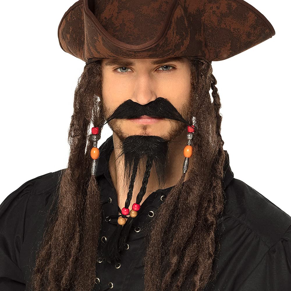 Boland Self-Adhesive Polyester Beard - Costume & Makeup Accessory for Carnival & Cosplay