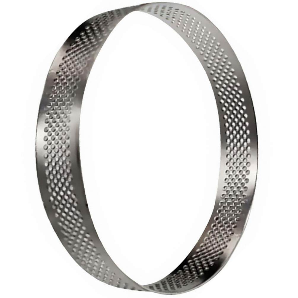 VOSAREA Stainless Steel Tiramisu Cake Ring Mold - Muffin Tart Mousse Ring Baking Tool for Tiramisu, Fruitcake, Cookies | Perfect for Home Baking, Dessert Making, and Professional Pastry Chefs