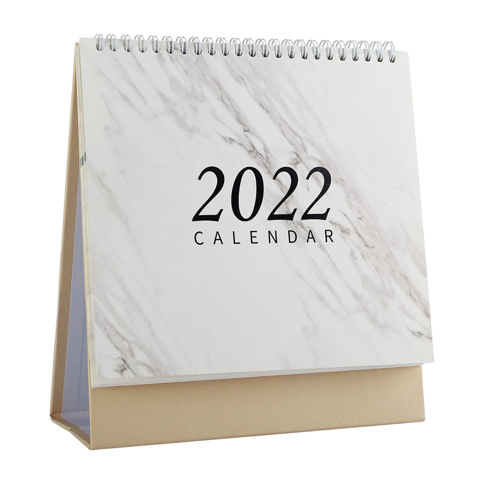 Hopishy 2021-2022 Desktop & Wall Calendar - Minimalist Office Planner with Memo Space | Simplified English Design for Easy Scheduling | Perfect for Home, Office & School Organization