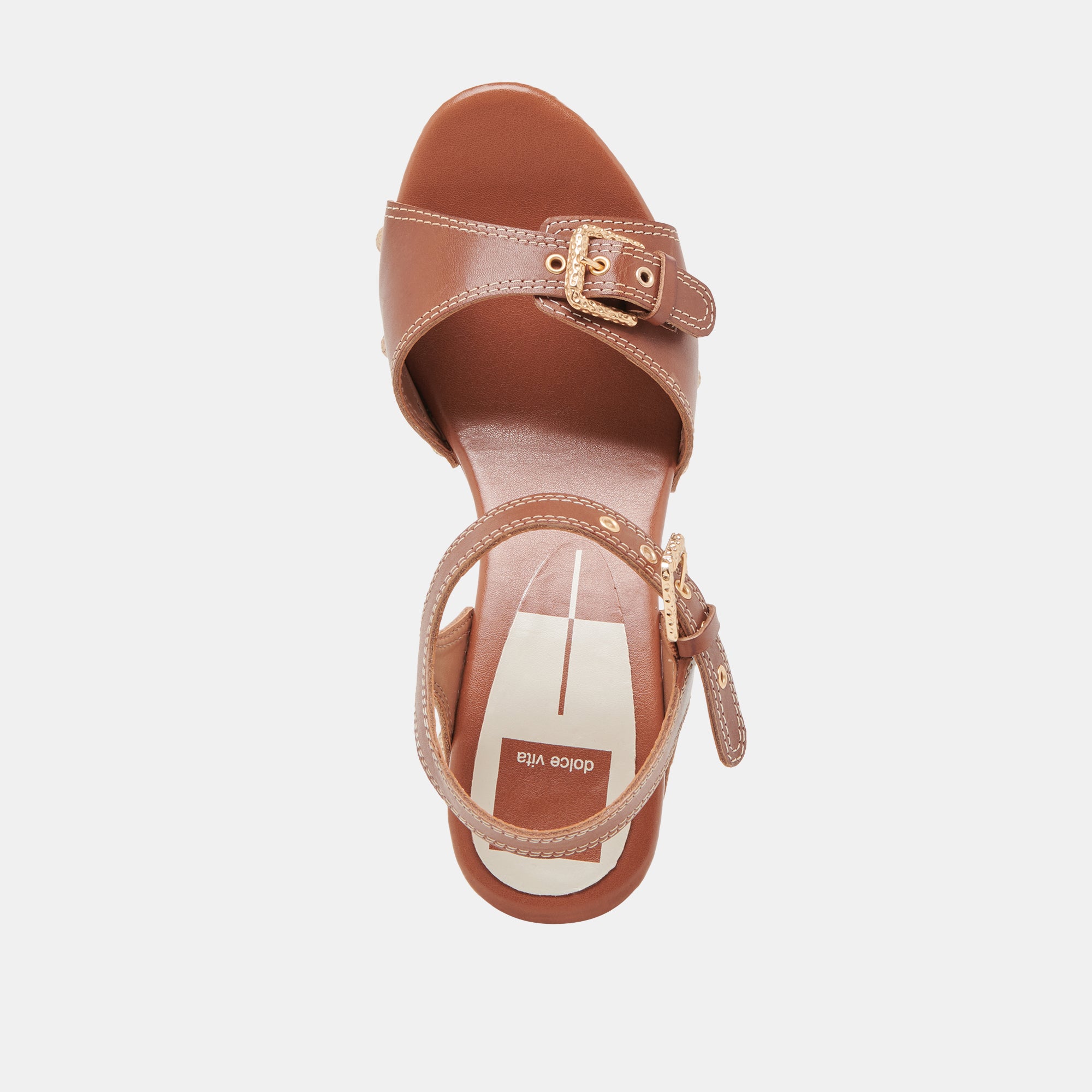 YANDY Women's Cognac Leather Heels - Stylish High Heel Pumps for Office, Party & Evening Wear