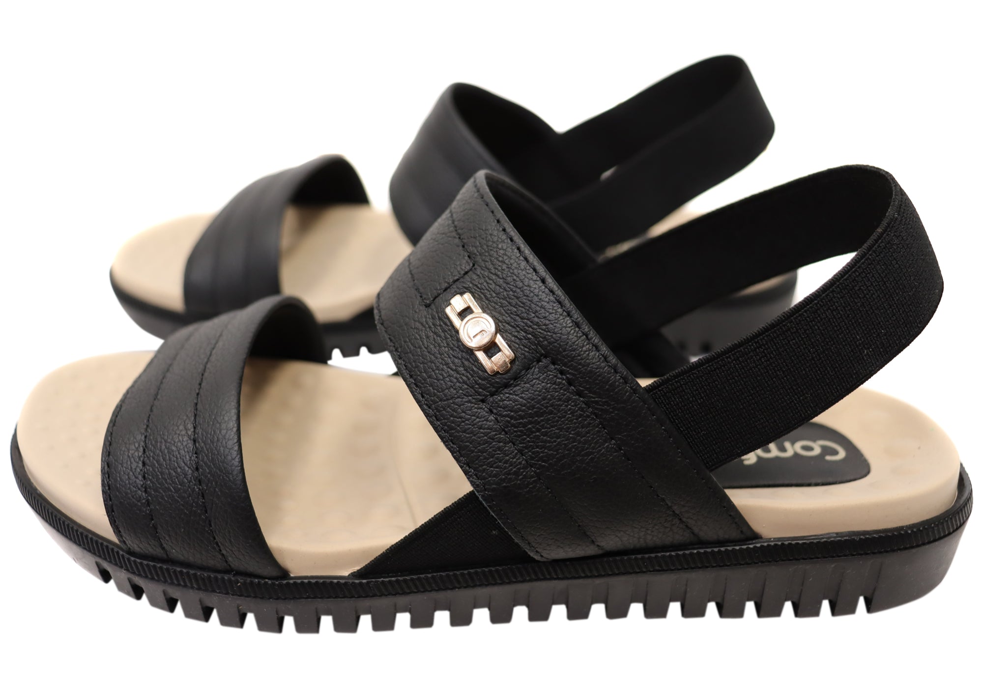 Comfortflex Vinza Women's Leather Comfortable Sandals - Handmade in Brazil - Perfect for Summer, Beach & Casual Outings