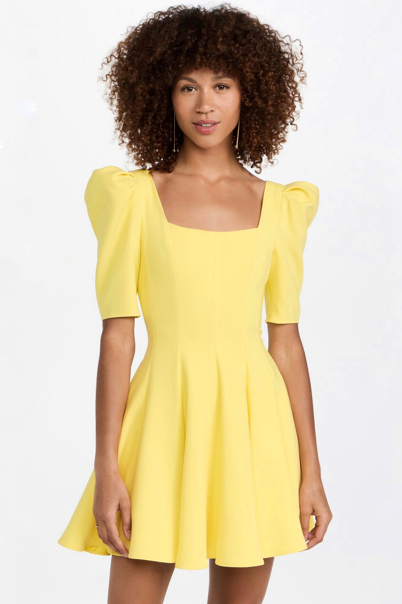 Black Halo Bambi Mini Dress in White - Elegant Cocktail Party & Evening Wear for Women