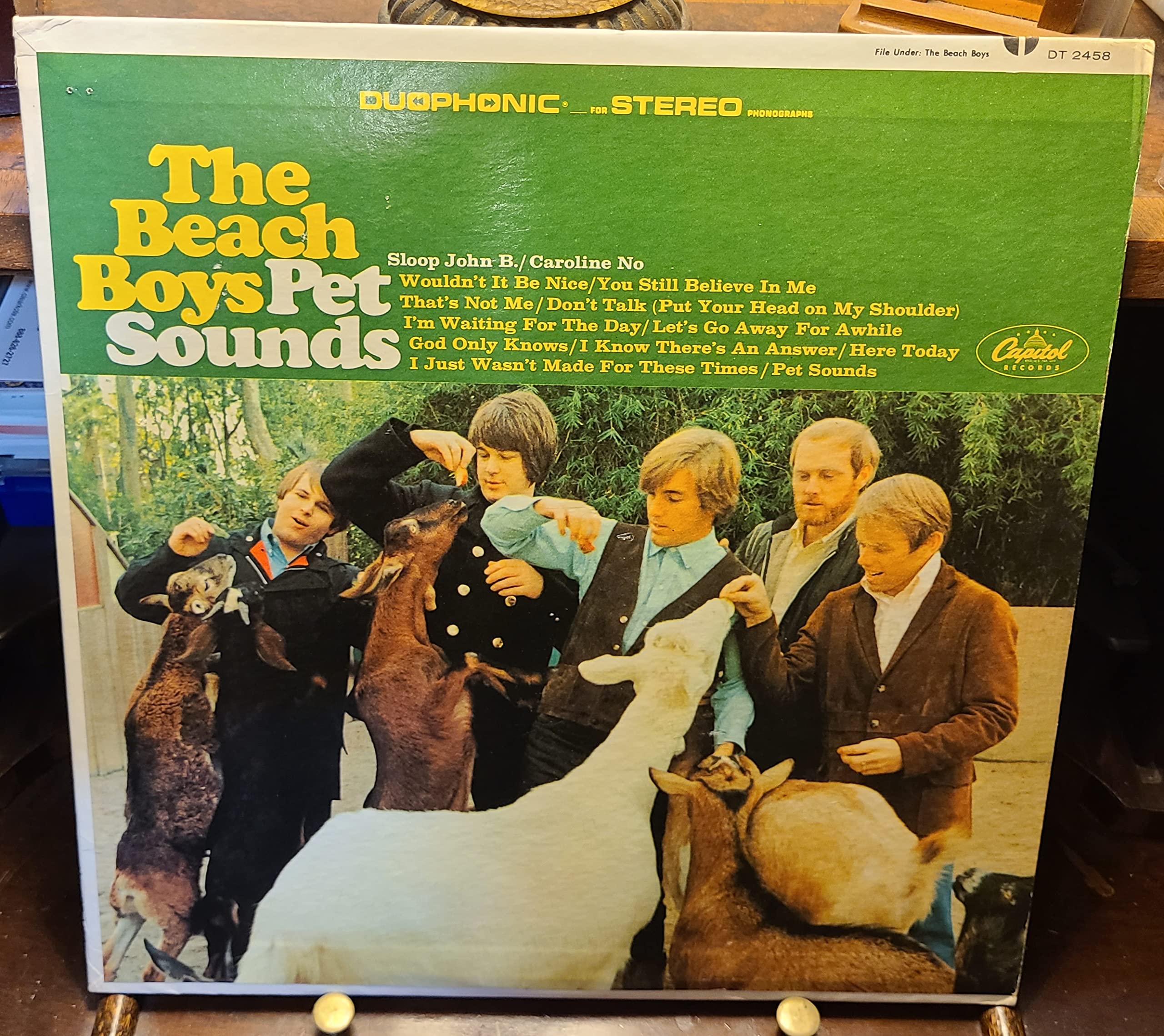 BEACH BOYS PET SOUNDS Vinyl Record LP - Classic 1966 Album, Stereo Pressing - Perfect for Music Collectors & Vintage Vinyl Enthusiasts - Great for Home Listening, Gifts & Record Collections