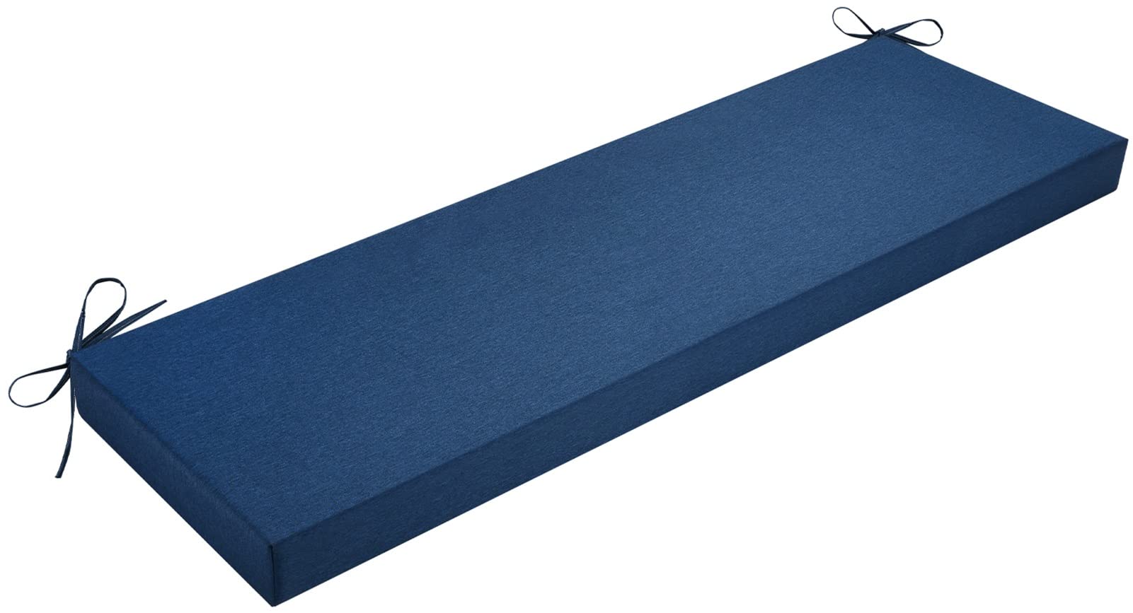Premium Waterproof Outdoor Bench Cushion - Non-Slip Patio Furniture Cushion for Swing, Window Seat & Indoor Use - Blue 15.7