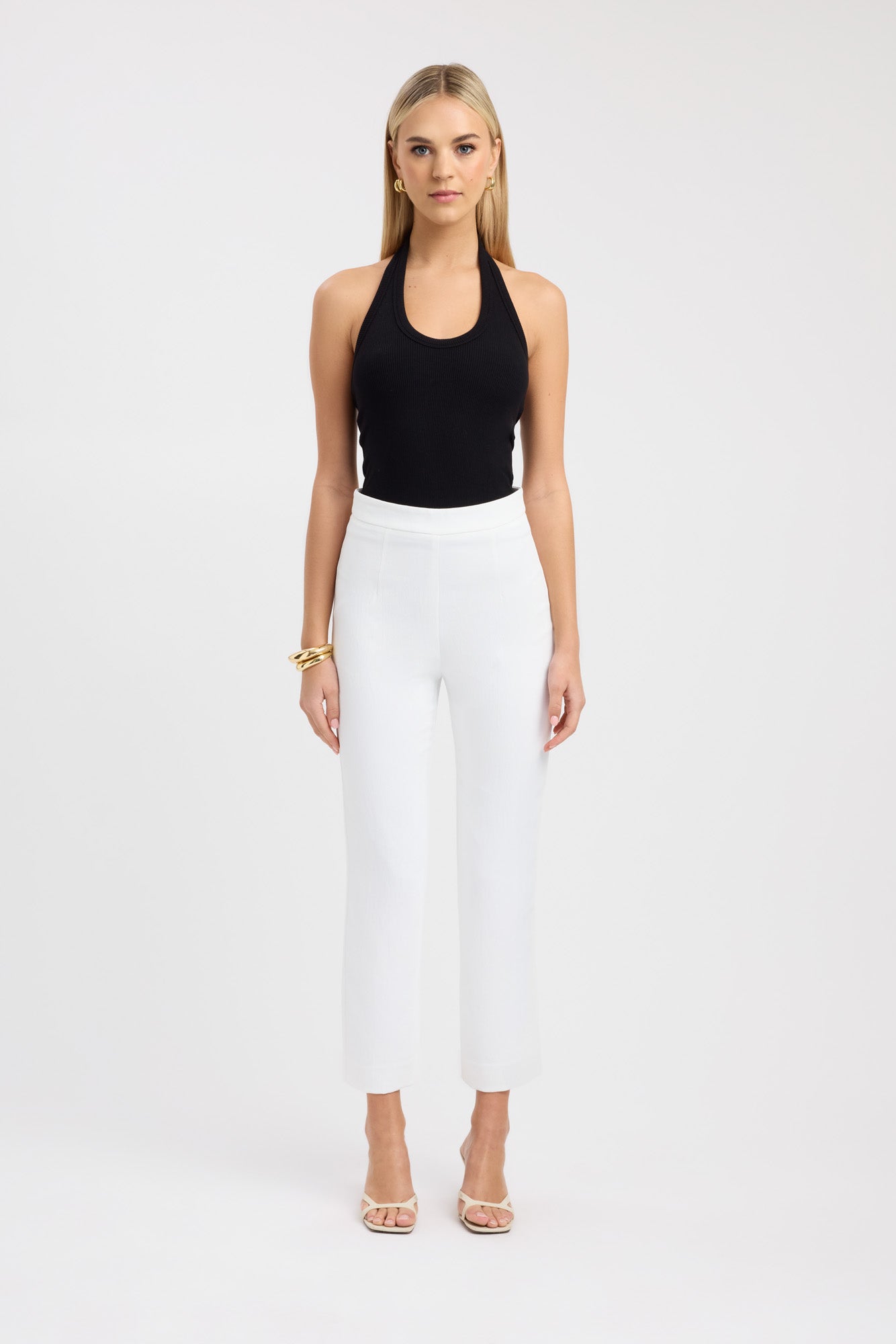 Oyster Core Pant - High Waist Slim Fit Stretch Work Pants for Women - Perfect for Office, Business Casual & Everyday Wear