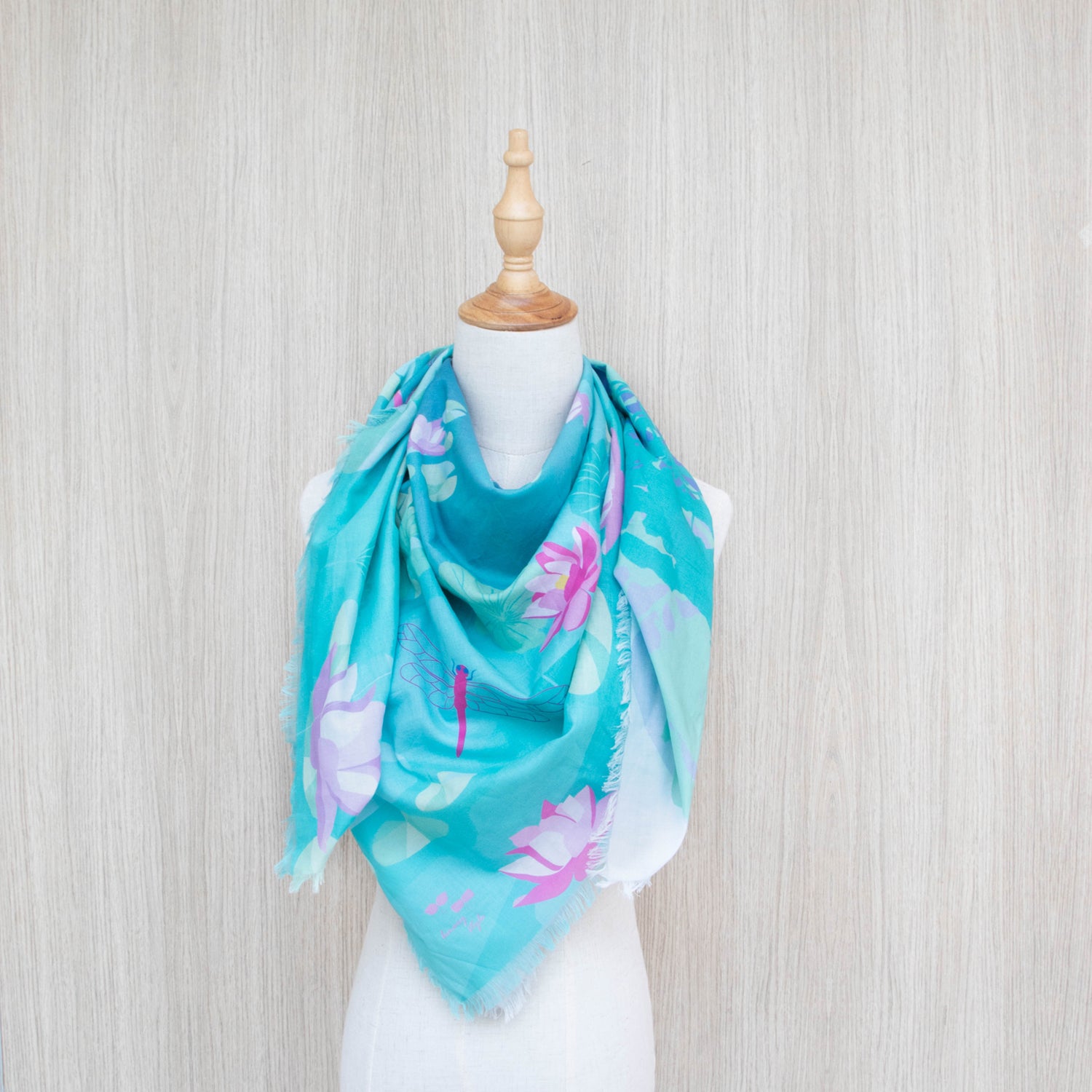 Soft Cotton Scarf for Women - Breathable Lightweight Wrap Shawl - Perfect for Beach Vacation, Summer Outfits & Casual Styling