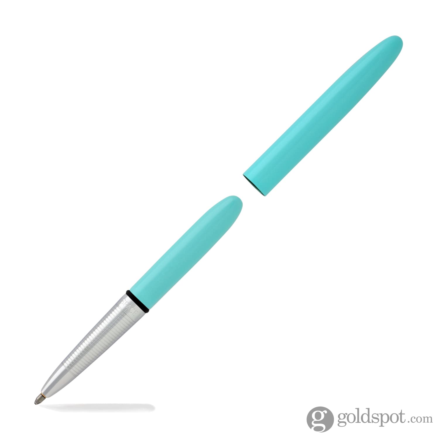 Fisher Space Pen Bullet Ballpoint Pen - Tahitian Blue | Compact, Refillable, Writes Anywhere | Perfect for Travel, Outdoor Adventures & Everyday Carry (EDC)
