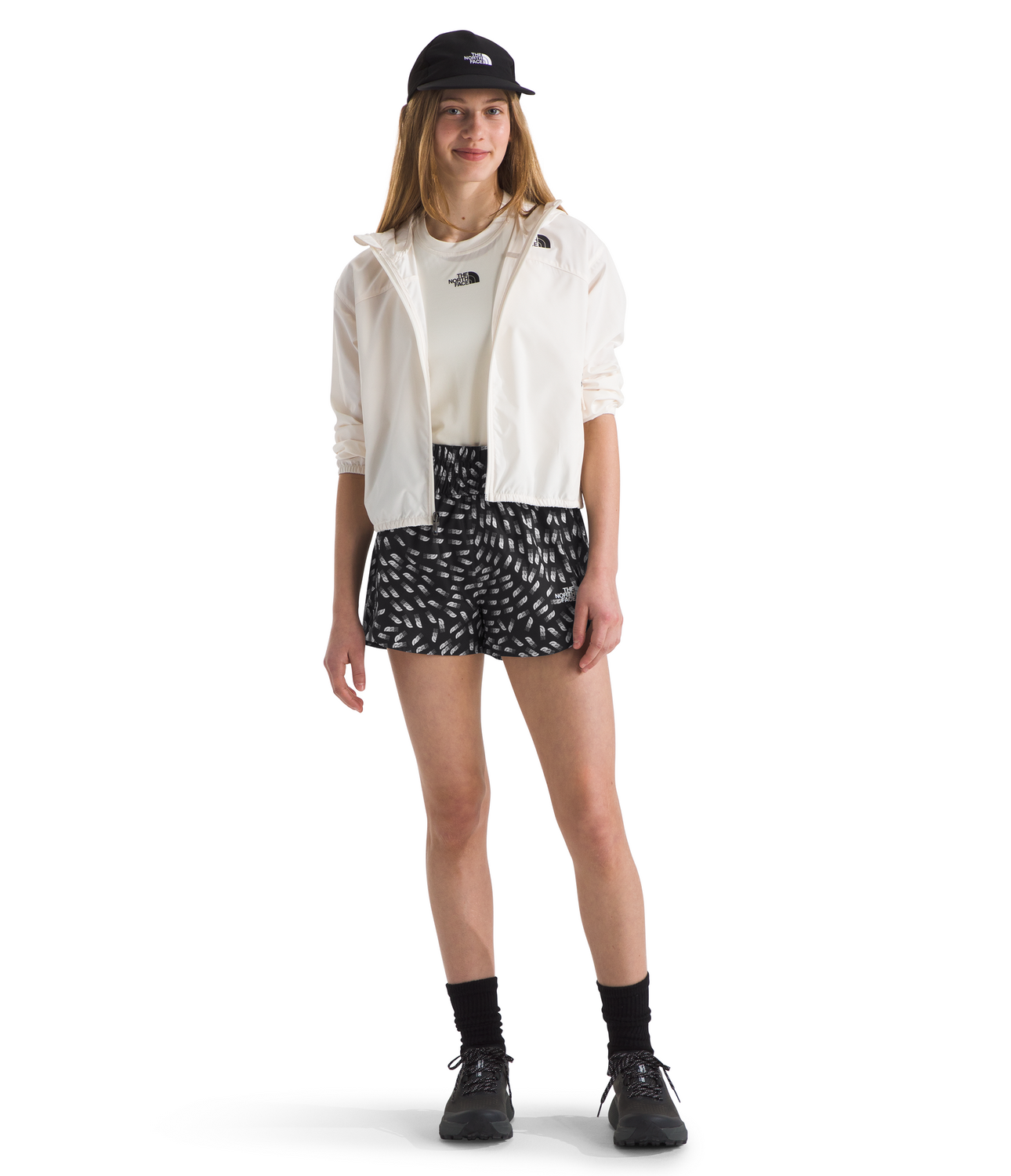 The North Face Youth Girls' Never Stop Woven Shorts - Lightweight Quick-Dry Athletic Shorts for Hiking, Running & Outdoor Activities