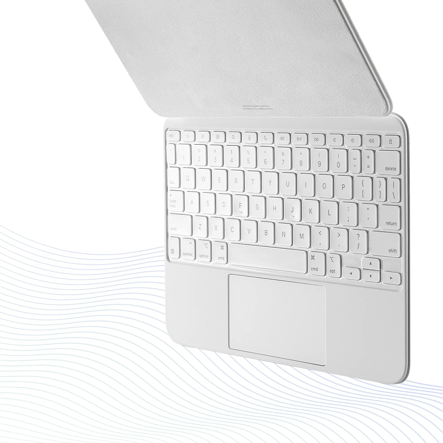 Ultra Thin Transparent Keyboard Cover Protector for iPad Air 11 M3 & Pro 11 M4 (2025 Magic Keyboard) & iPad A16/10th Gen (Magic Keyboard Folio) with Function Keys - Perfect for Work, Travel & Home Office Use
