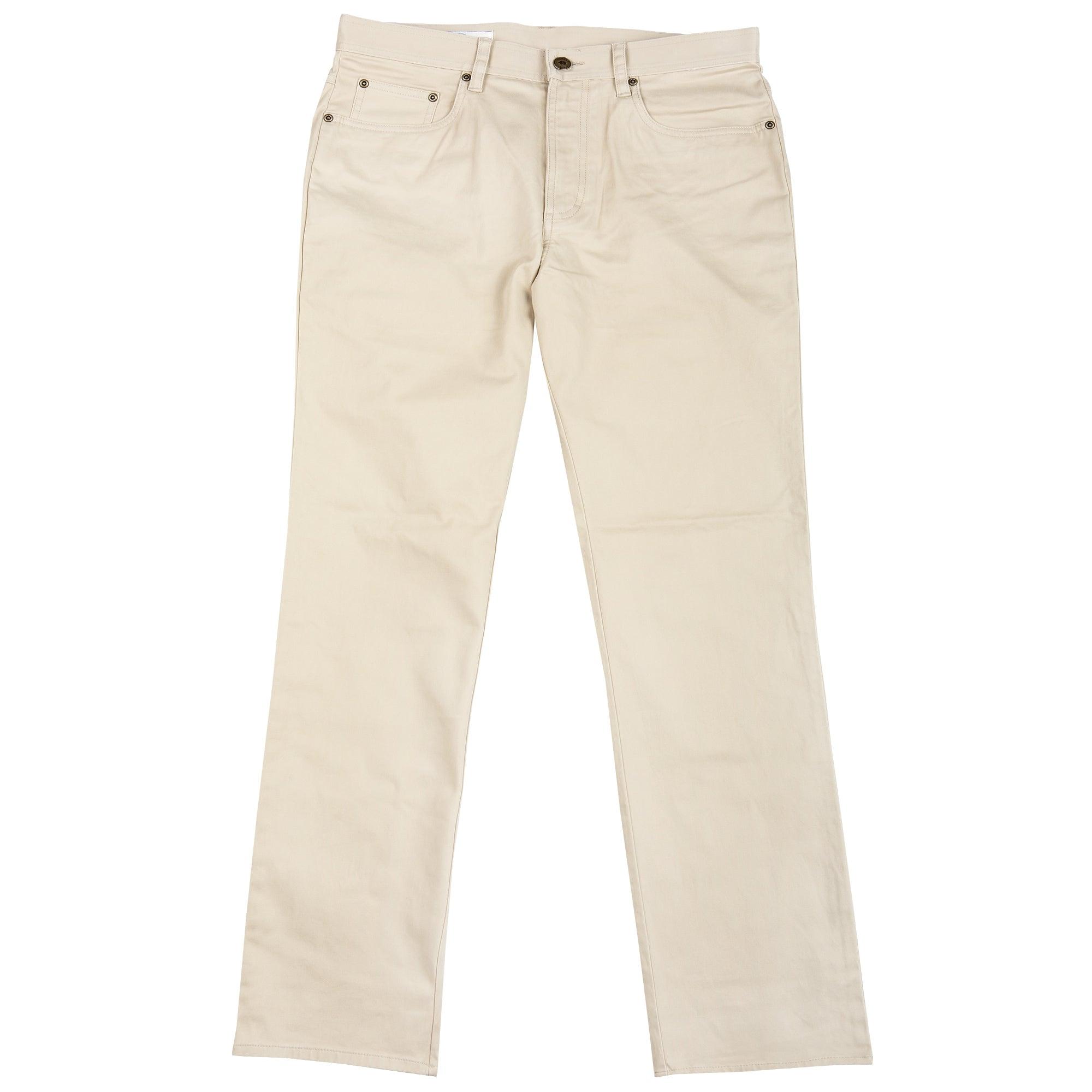 Flex Five Pocket Stretch Pants for Men - Comfortable Work & Casual Tan Pants for Outdoor Activities, Hiking & Travel