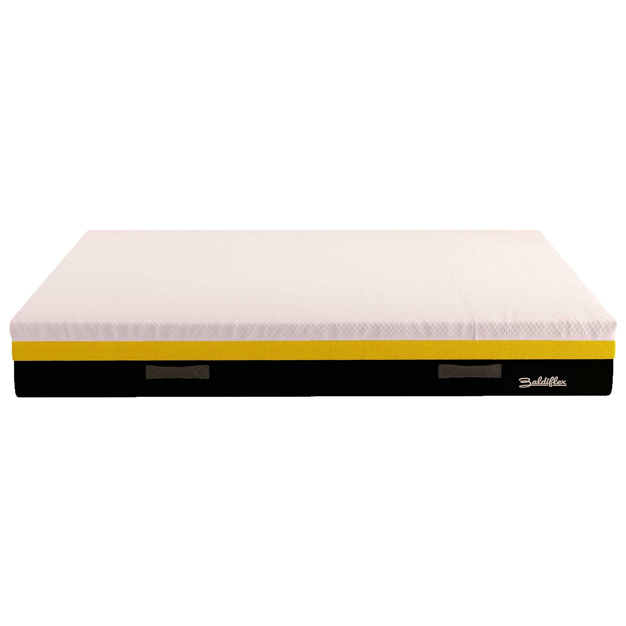 Baldiflex Flex Latex and Coconut Fiber Mattress - 120x200 cm, H25 cm - Natural Eco-Friendly Bed for Home, Guest Room, or Dormitory - Perfect for Back Pain Relief and Comfortable Sleep