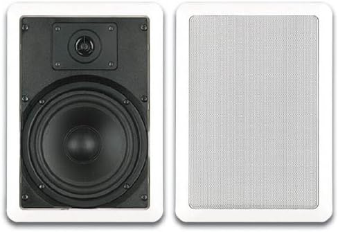 B.I.C. Concept 6 Muro In-Wall Speaker - 2-Way Home Audio System for Surround Sound & Home Theater Installation