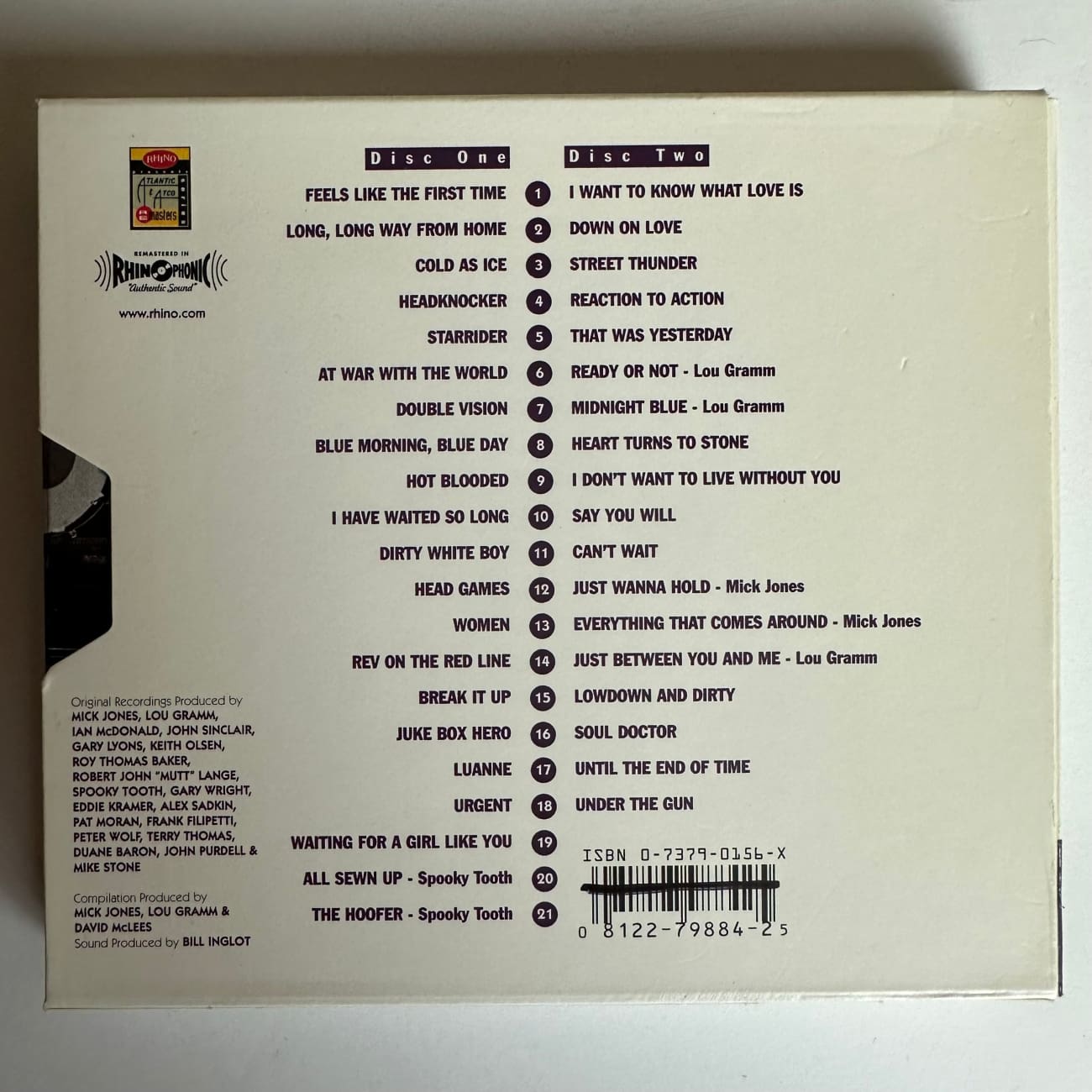 Foreigner Anthology Jukebox Heroes 2 CD Set - 2000 Release (R2 79884) | Classic Rock Music Collection for Home, Car & Party Playback