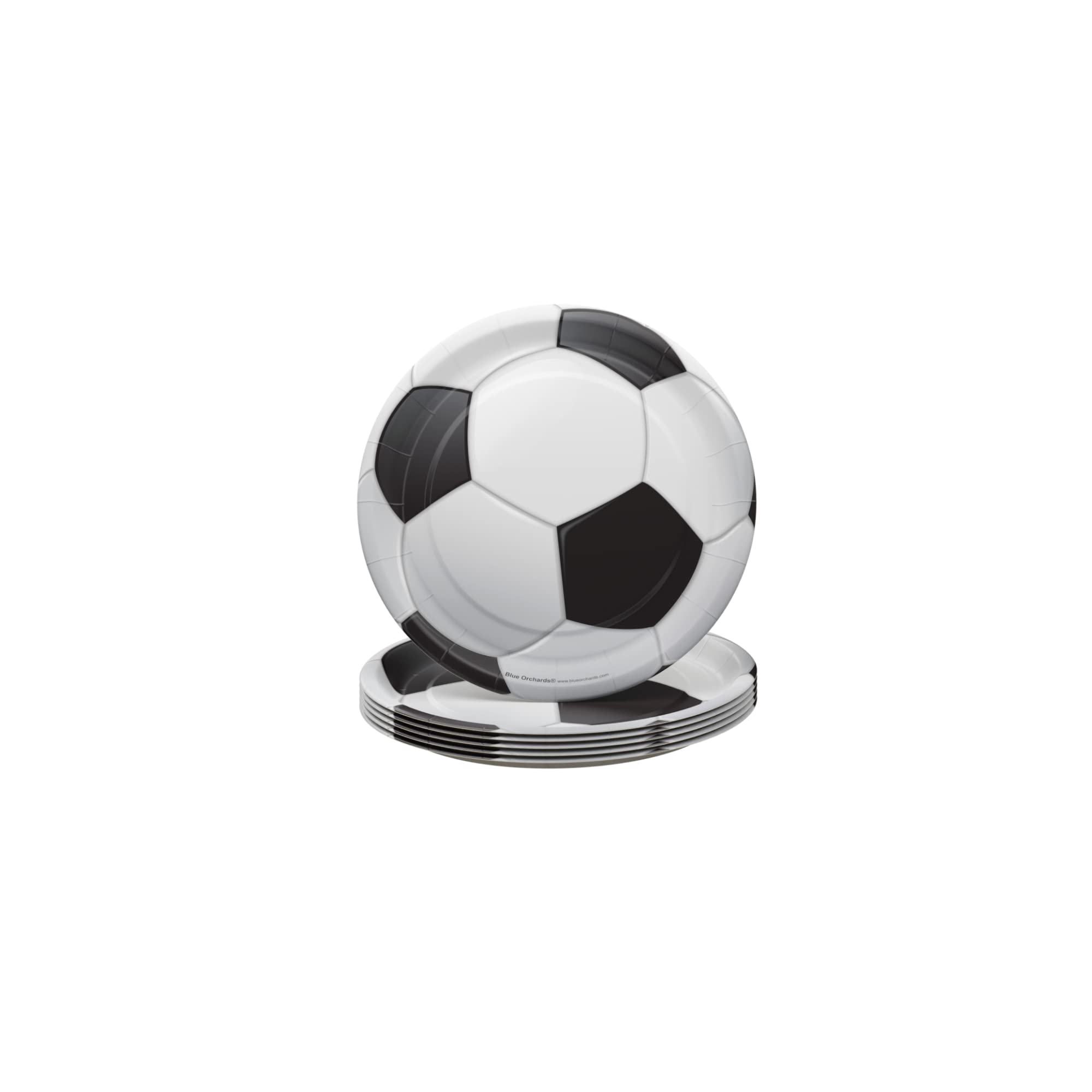Blue Orchards Soccer Value Party Supplies Pack (60 Pieces for 16 Guests) - Soccer Ball Plates, Napkins, Decorations - Perfect for Sports Themed Birthday Parties, Team Celebrations & Game Day Events