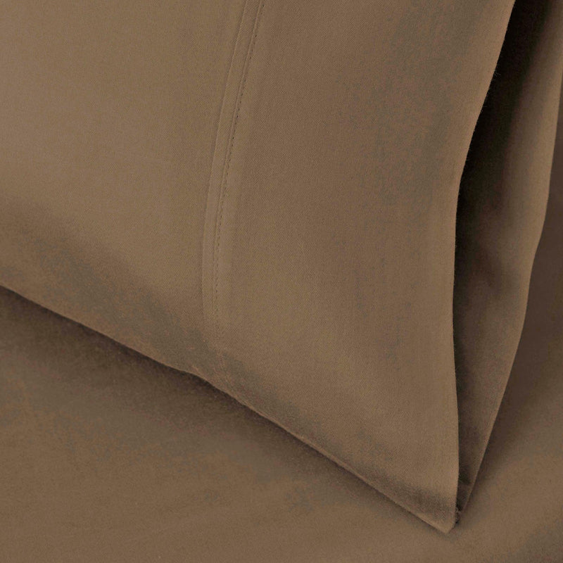 Premium 530 Thread Count 100% Egyptian Cotton Pillowcase Set of 2 - Ultra Soft & Breathable Bedding for Luxury Hotels & Home Use
