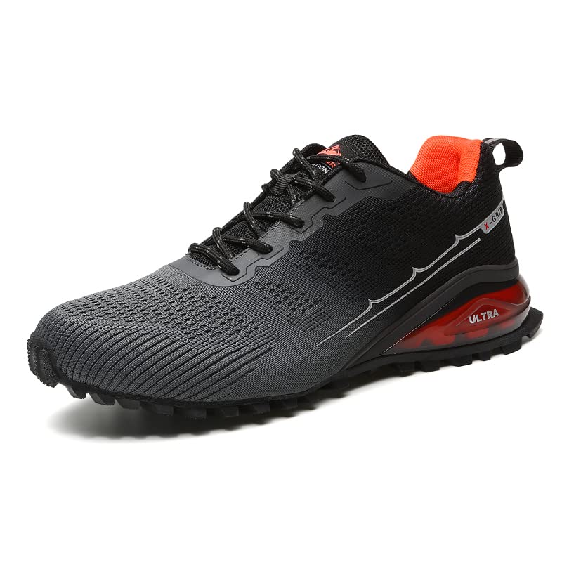 LIULIULIFE Men's Trail Running Shoes - Lightweight, Breathable Outdoor Hiking & Trekking Sneakers for Running, Walking & Cross Training | Perfect for Mountain Trails, Gym Workouts & Daily Wear