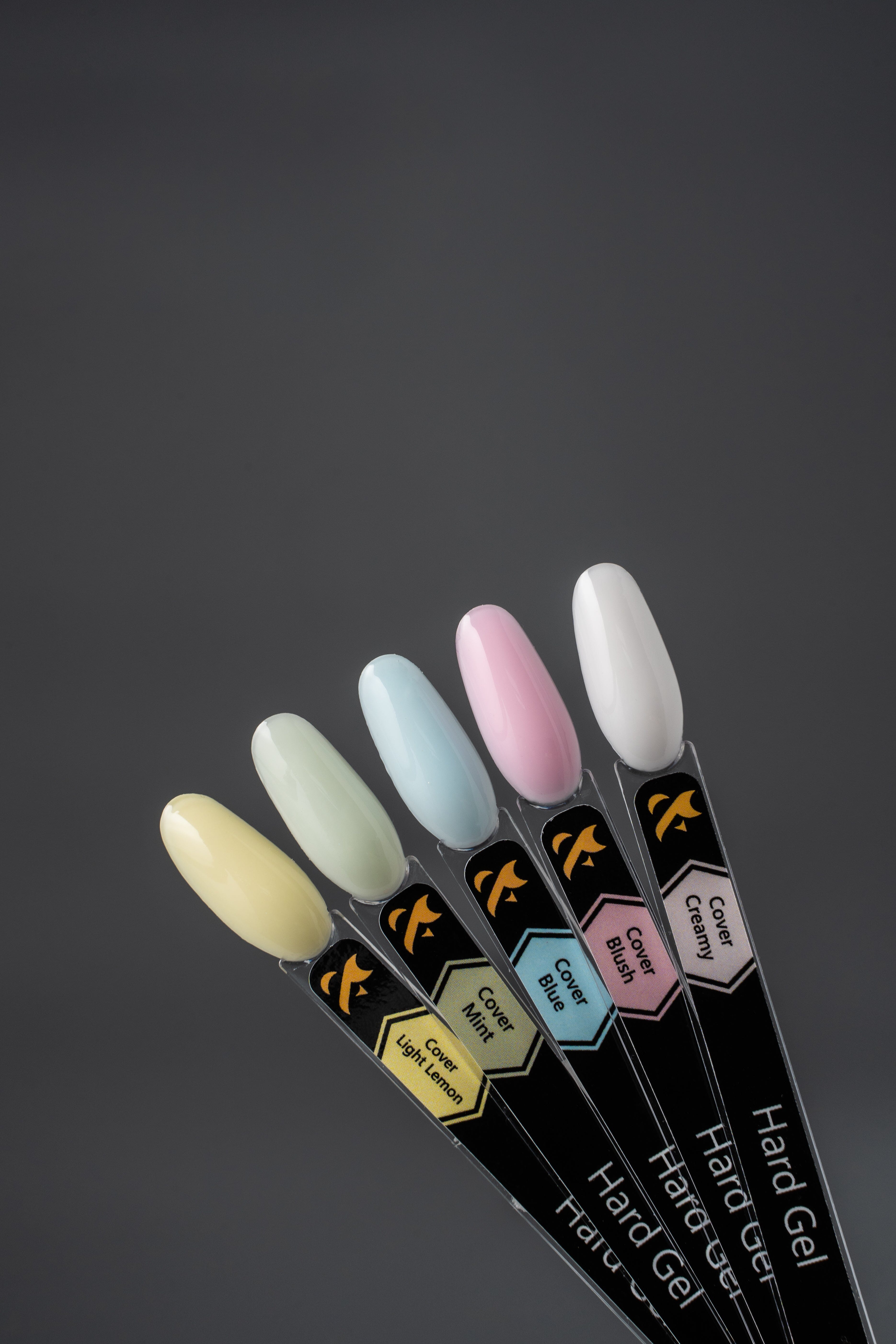 F.O.X Hard Gel Nail Polish - Light Lemon 15ml for Long-Lasting Manicures & Nail Art - Perfect for Salon & Home Use