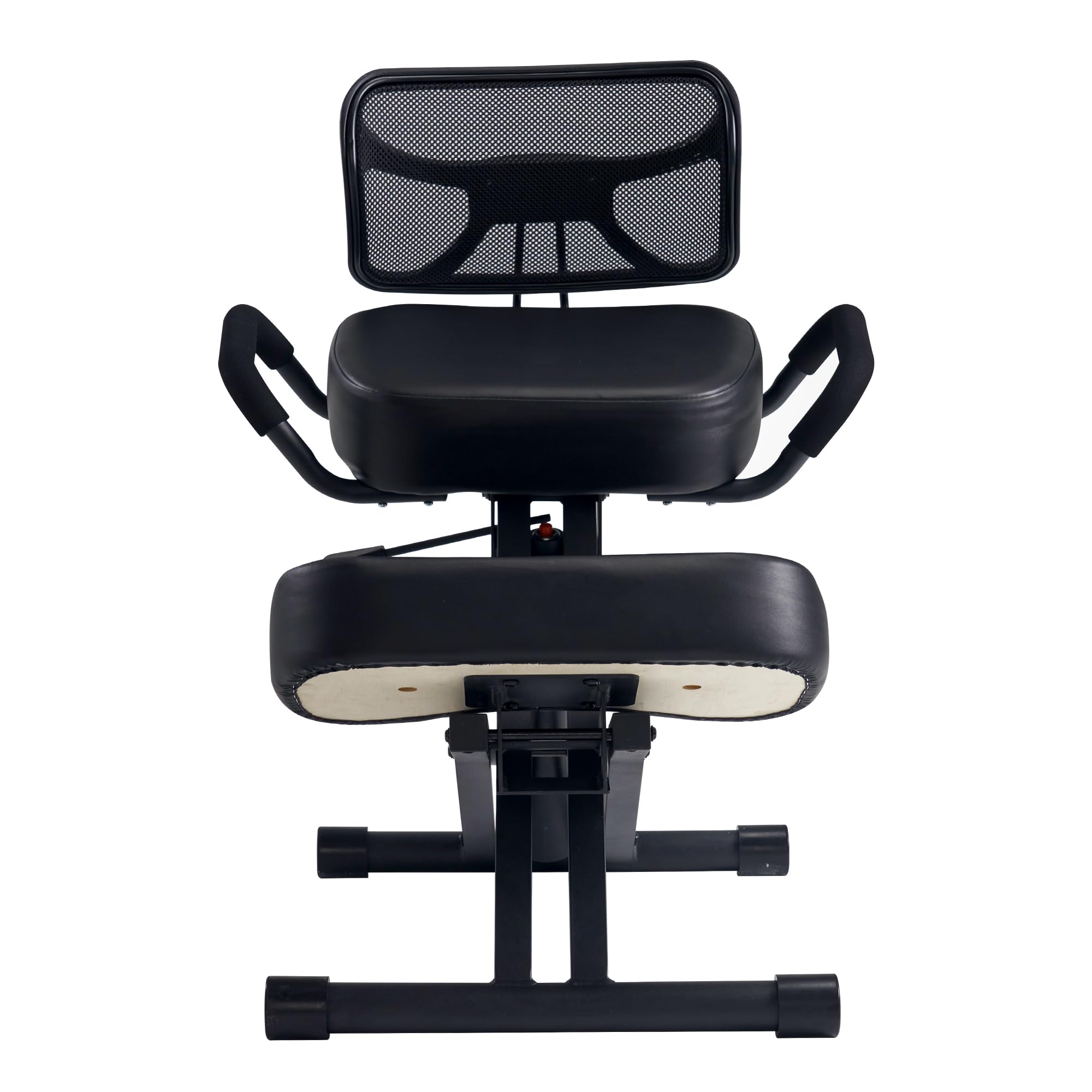 Ergonomic Kneeling Chair with Back Support - Adjustable Posture Correction Stool for Office & Home - Angled Seat Design Improves Spinal Alignment - Perfect for Meditation, Desk Work & Pain Relief