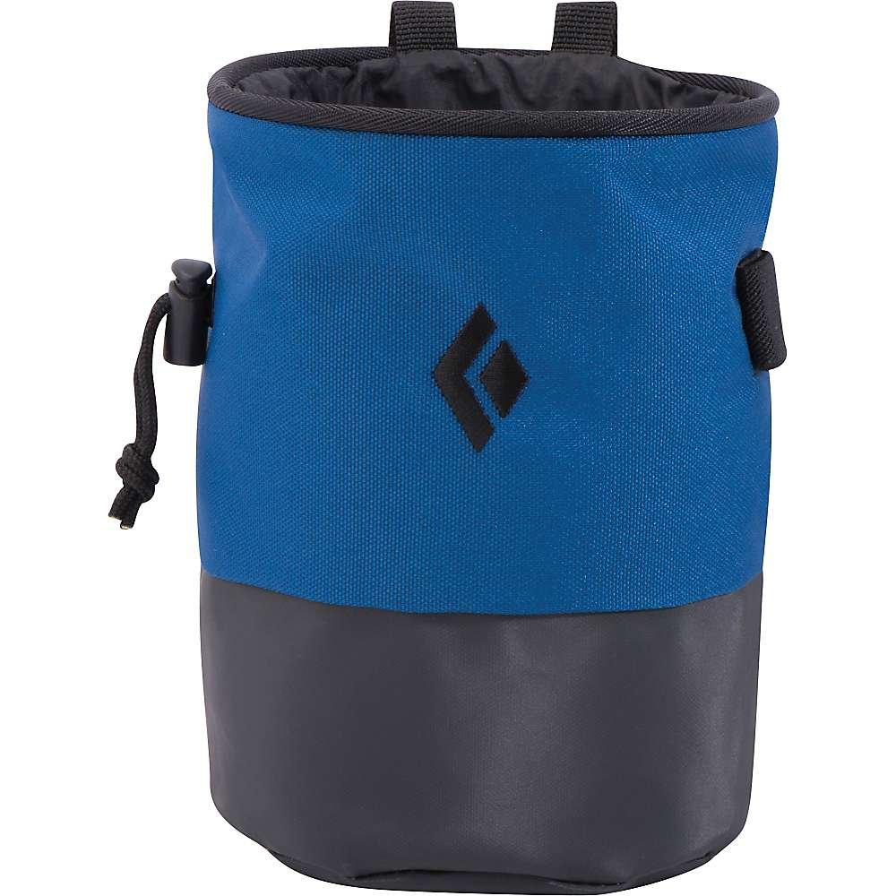 Black Diamond Mojo Zip Chalk Bag - Medium/Large Denim Rock Climbing Chalk Pouch for Bouldering & Gym Training - Perfect for Outdoor Adventures & Indoor Workouts