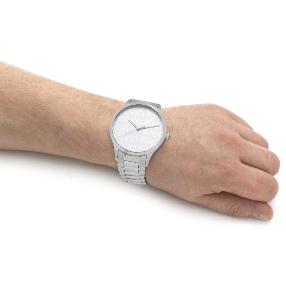 Calvin Klein Silver Dial Stainless Steel Unisex Watch 25200342 - Stylish & Durable for Everyday Wear, Office & Special Occasions