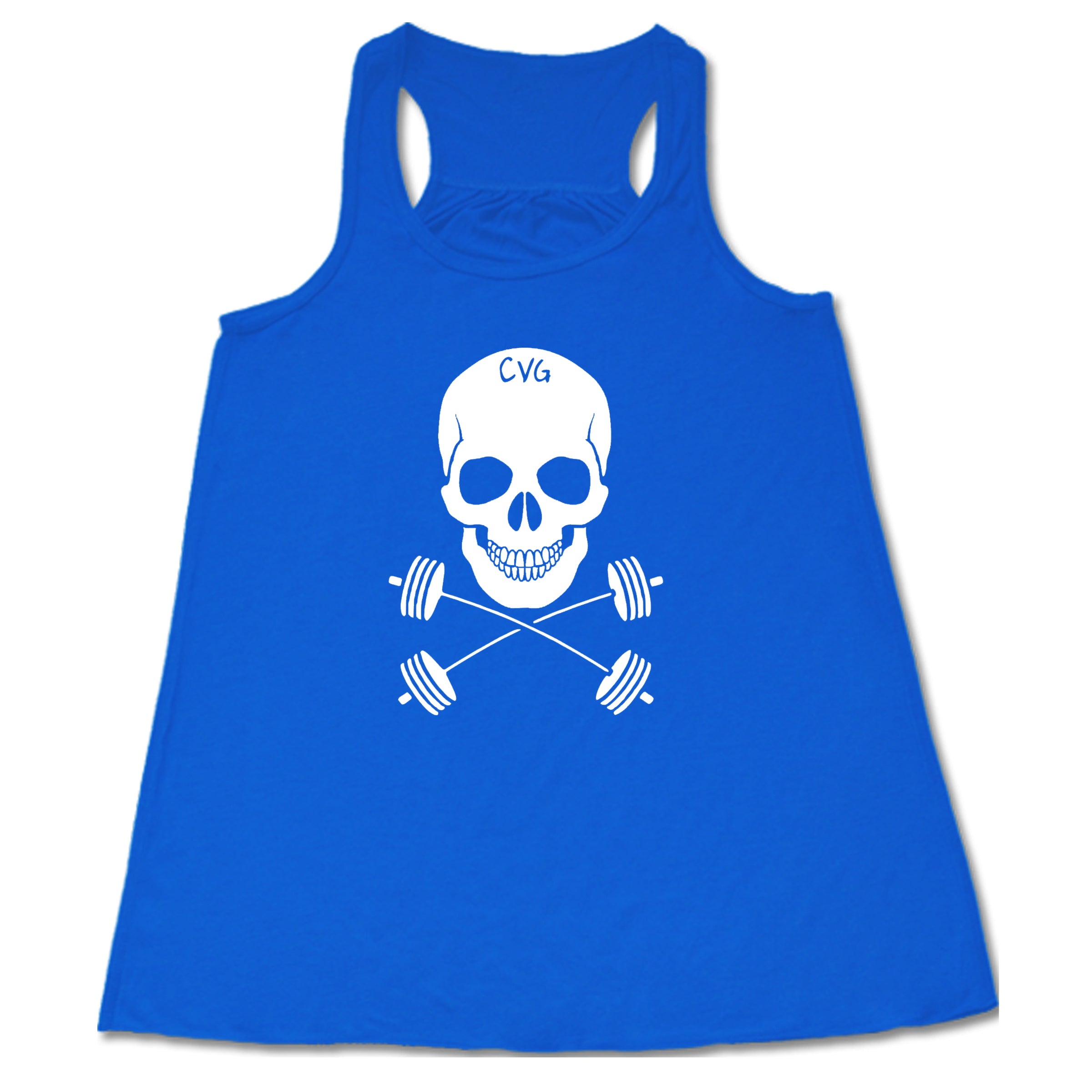 Skull & Barbell Crossbones T-Shirt - Men's Graphic Tee for Gym, Workout & Weightlifting - Perfect for Bodybuilding, Powerlifting & Fitness Enthusiasts