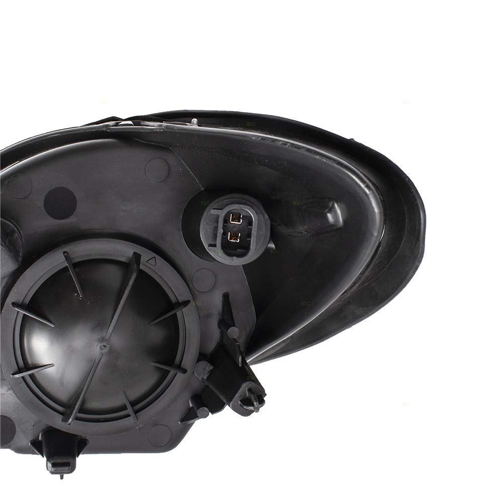 Brock Replacement Headlight Assembly Set - Driver & Passenger Side Compatible with 2005-2009 Buick LaCrosse (Part #25942066, 25942067) - Perfect for Night Driving & Foggy Conditions