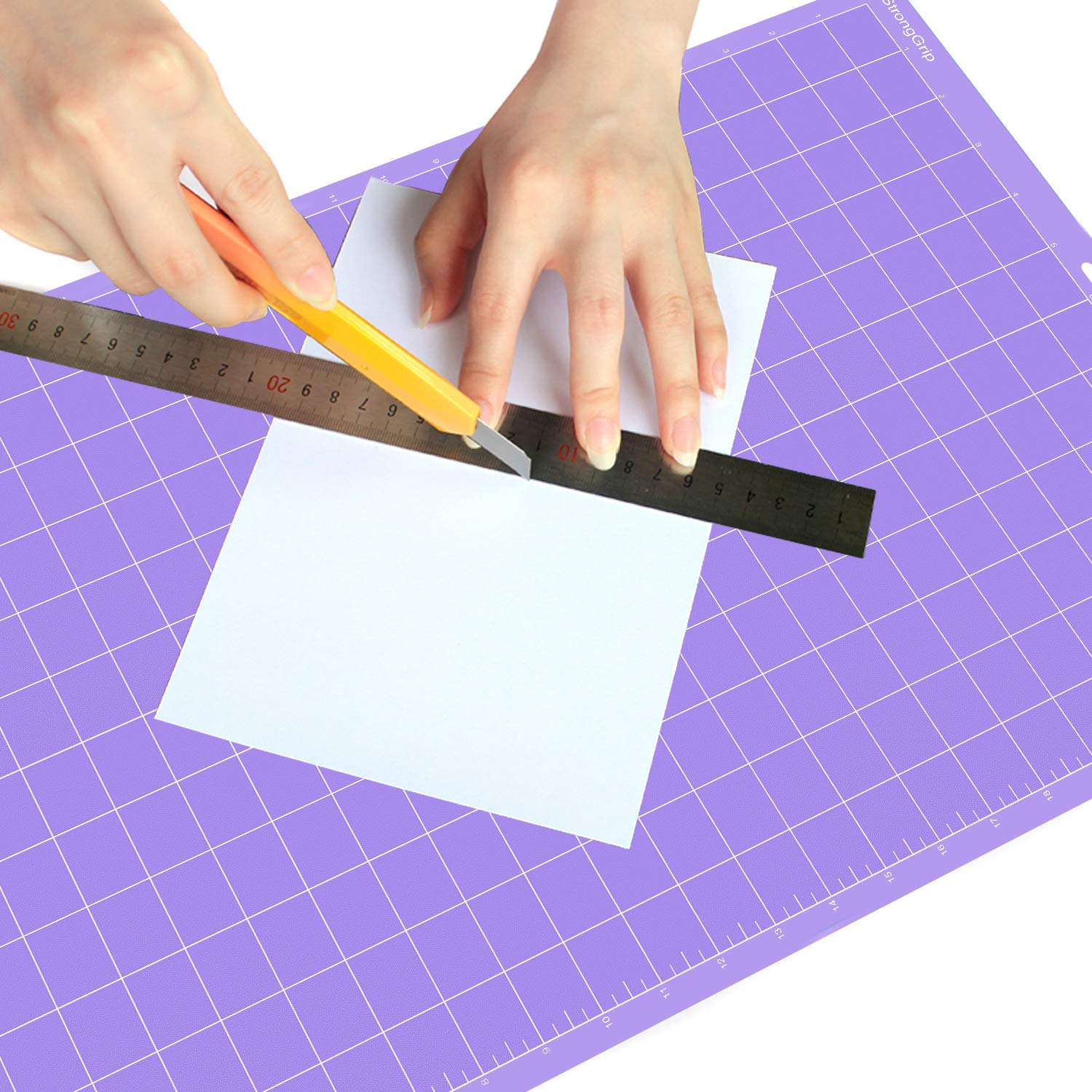 REALIKE 12x24 Inch Self-Healing Cutting Mat - 3-Pack with StandardGrip, LightGrip & StrongGrip - Compatible with Cricut Maker 3, Maker, Explore 3, Air 2, Air & One - Non-Slip Replacement Mats for DIY Crafts, Vinyl Cutting & Scrapbooking Projects