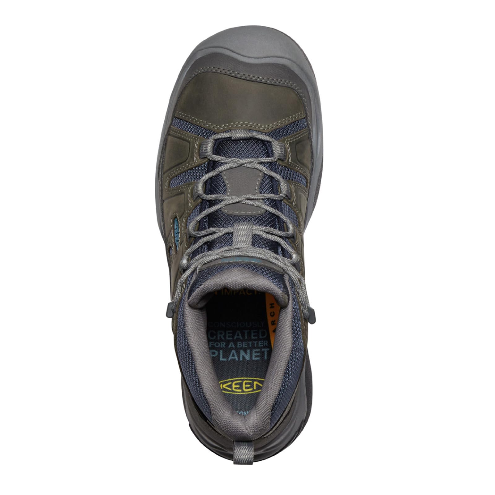KEEN Men's Circadia Mid Height Waterproof Hiking Boots - Comfortable Outdoor Shoes for Trekking, Camping & Mountain Adventures