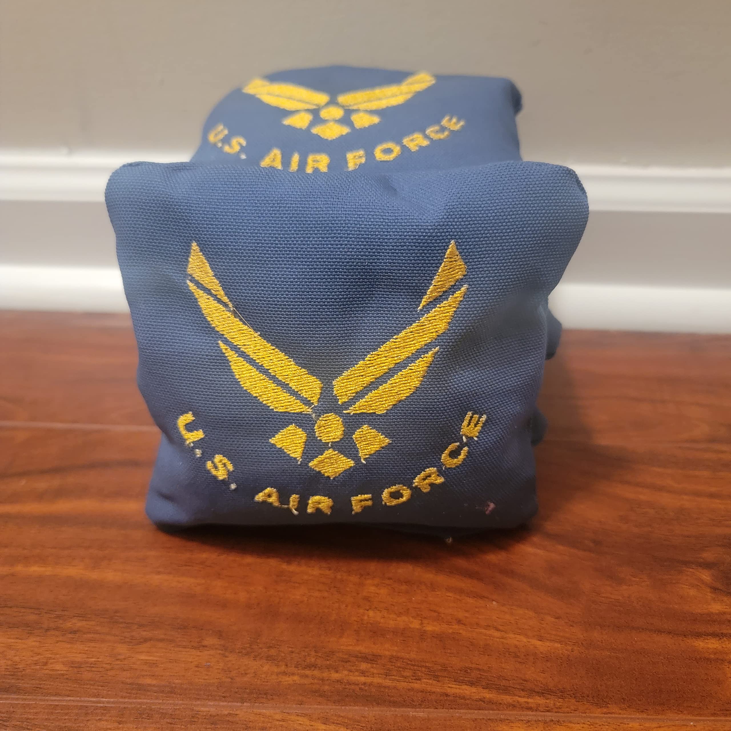 Premium USAF Cornhole Bags Set of 8 - Official Air Force Design, Durable Bean Bags for Outdoor Games, Tailgating, and Backyard Fun
