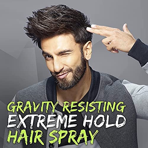 Lusty Soul Nova Gold Super Hold Hair Spray for Men & Women - All Hair Types | Professional Strong Hold Styling Spray with No Stiffness & Natural Finish (400ml) | Perfect for Daily Use, Parties, Weddings & Special Events