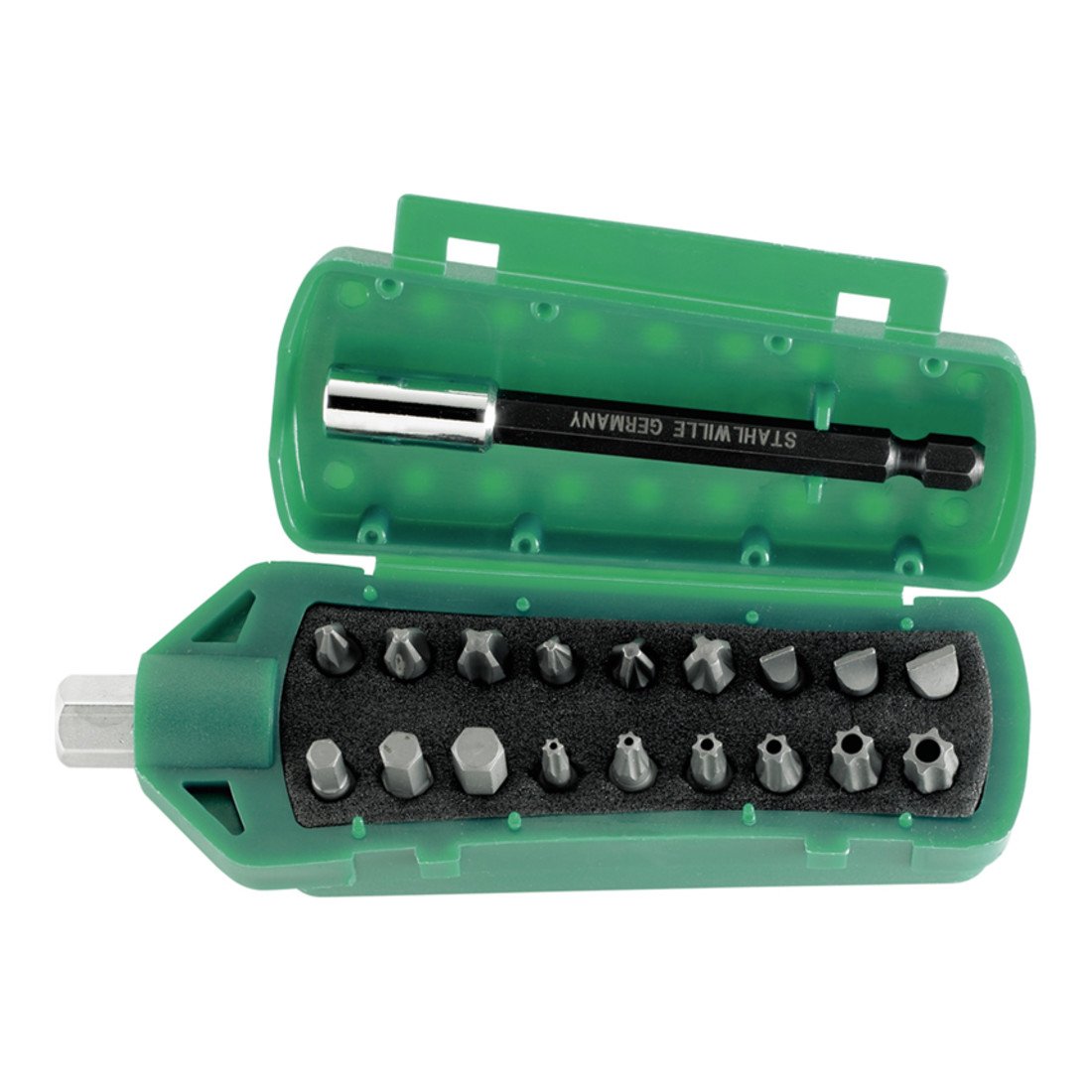 Stahlwille 1201 BITS Box Insert Bit Set - High-Quality Professional Screwdriver Bits for Automotive, DIY & Home Repair - Perfect for Mechanics, Electricians & Handymen
