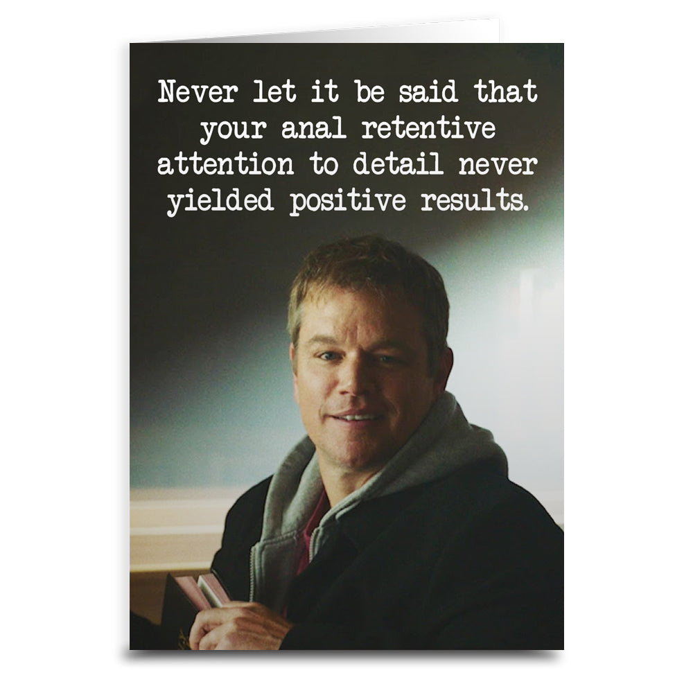 Dogma Never Let It Be Said Greeting Card - Funny Inspirational Note Card for Birthdays, Thank You, Congratulations & Special Occasions