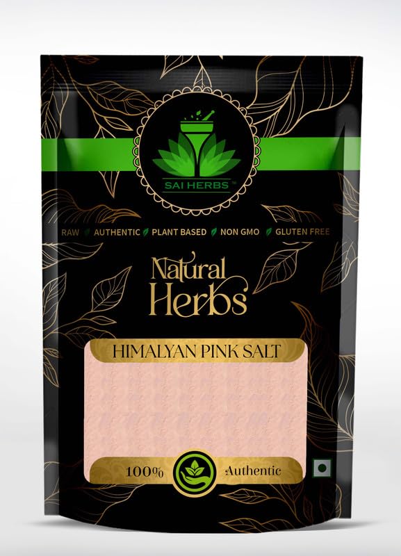 SAI HERBS Pure & Natural Pink Himalayan Salt Extract Powder - 2 KGS | Pakistani Namak, Lahori Namak & Rock Salt Extract | Perfect for Cooking, Detox Baths & Spa Treatments