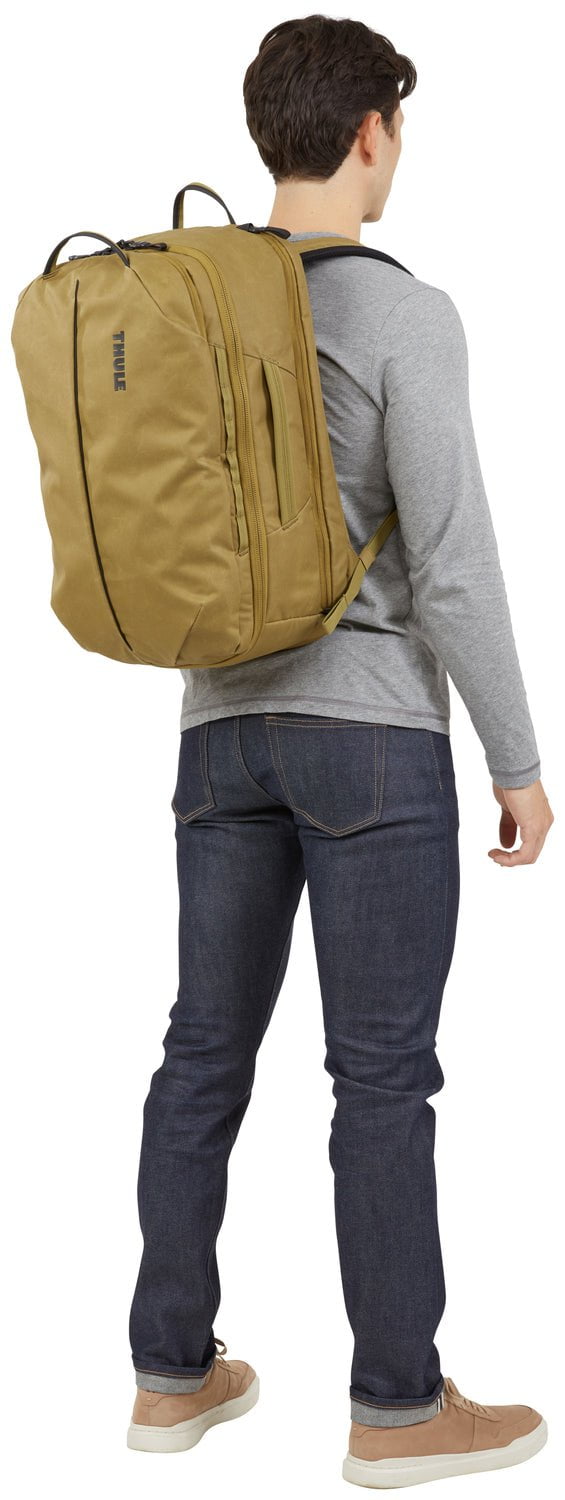 Thule Aion 40L Travel Backpack - Waterproof Carry-On Backpack for Men & Women, Nutria Brown - Perfect for Air Travel, Hiking & Everyday Commute