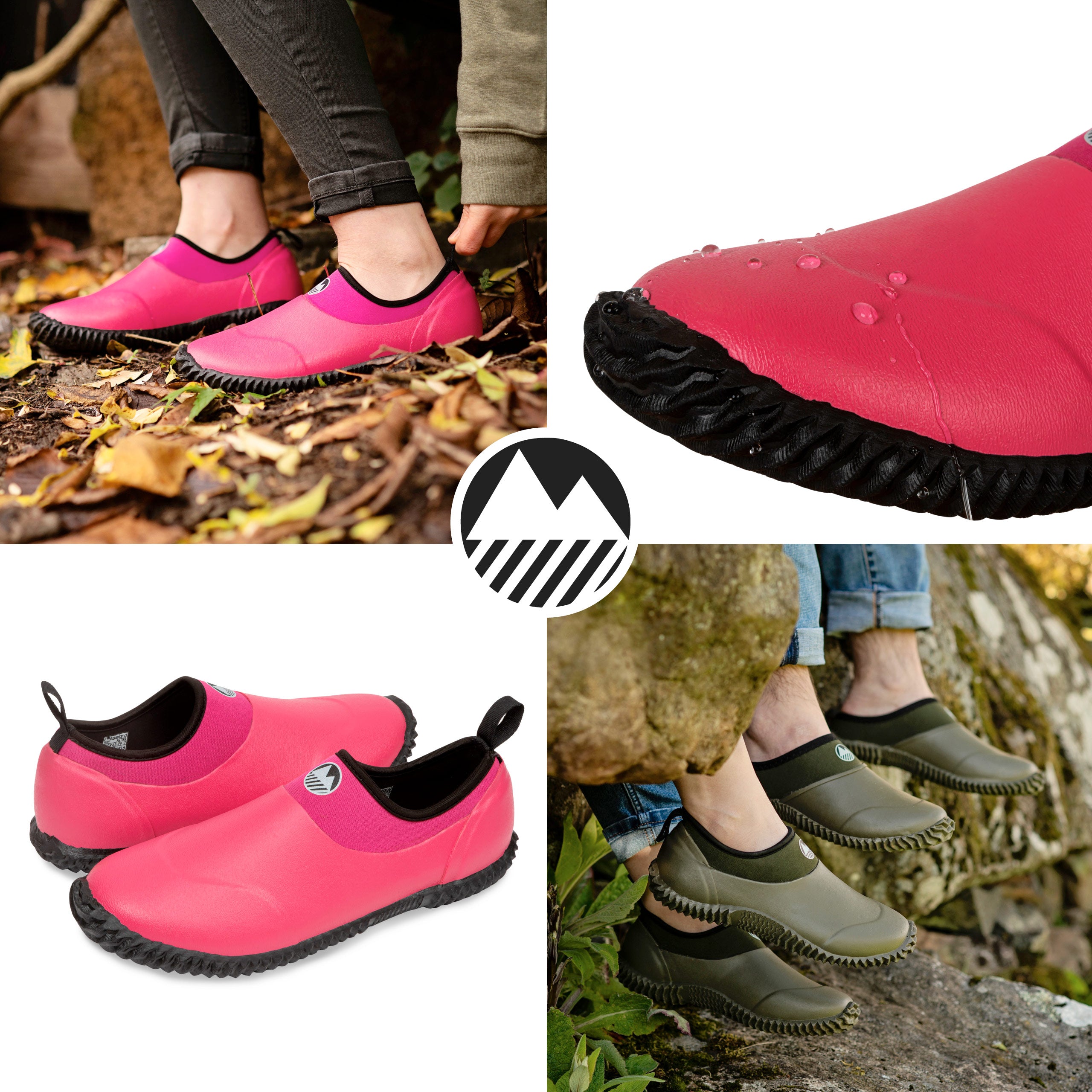 Women's Grasmere Waterproof Muck Boots - Slip-Resistant Winter Rain Shoes for Gardening, Farming & Outdoor Activities
