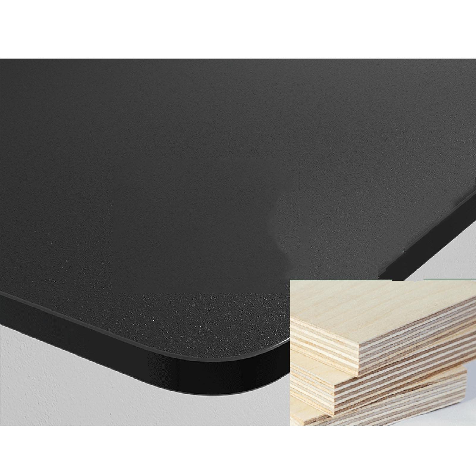 Space Saving Wall Mounted Fold Down Table - Black 100x50cm - Perfect for Laundry Room, Home Bar, Kitchen & Dining Room - Floating Desk & Storage Shelf - Ideal for Small Spaces & Multipurpose Use