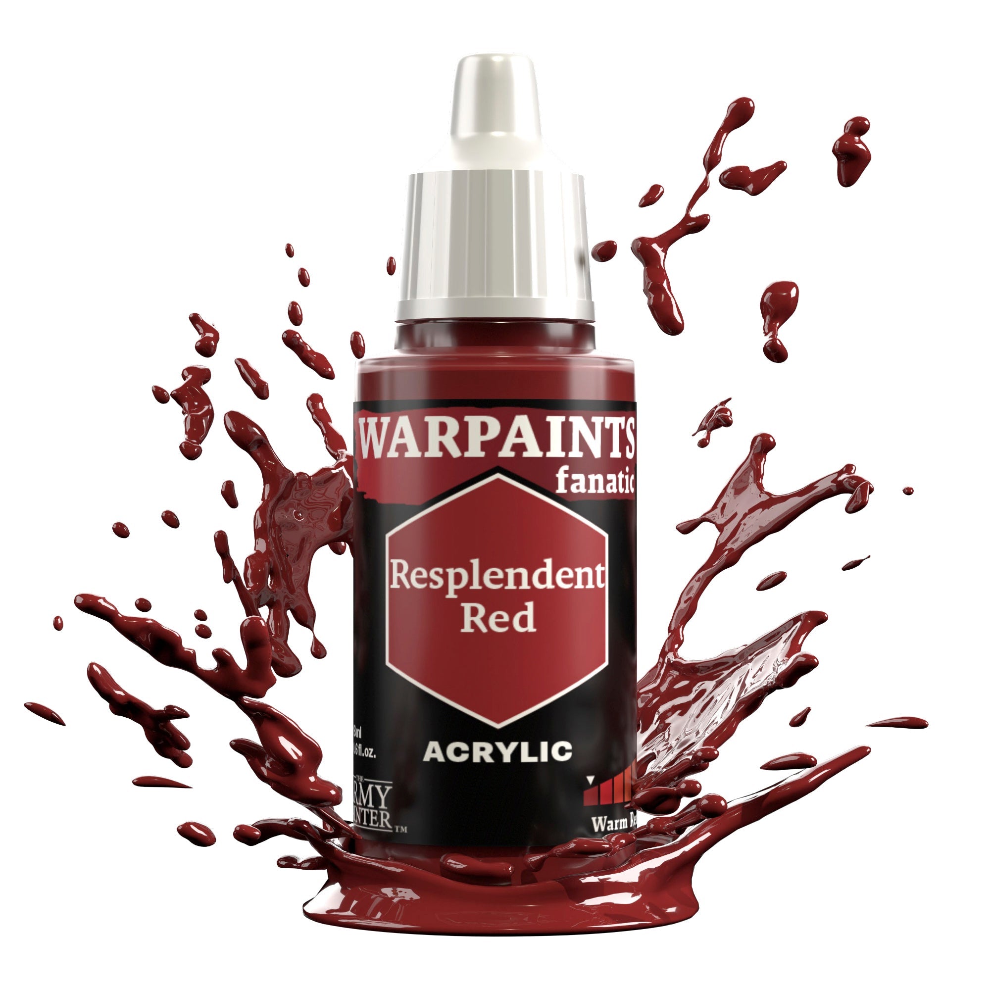 Warpaints Fanatic: Resplendent Red - Premium Face Paint for Cosplay, Halloween & Theater Makeup - Vibrant Long-Lasting Color for Costume Parties & Special Events
