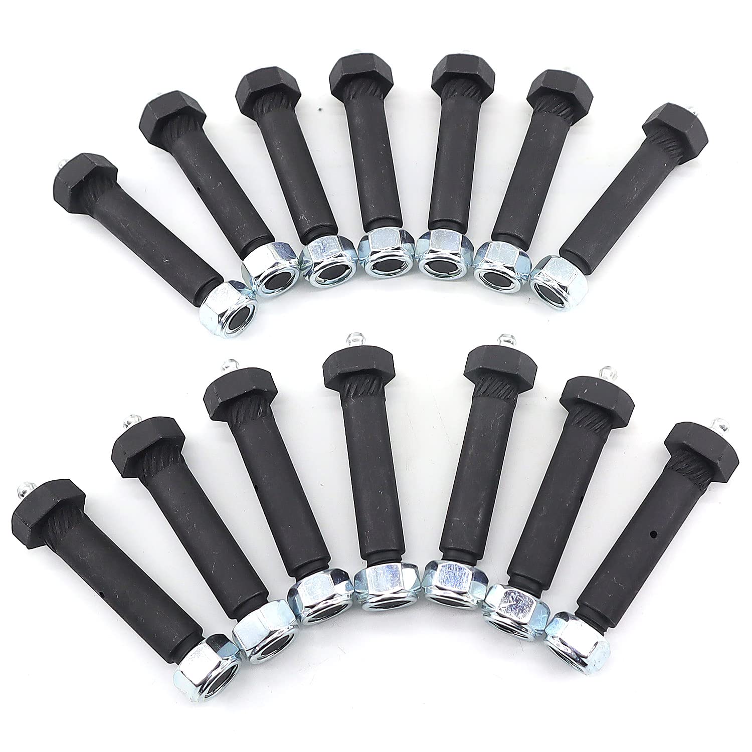 Greaseable Trailer Axle Spring Shackle Bolt Kit - 9/16