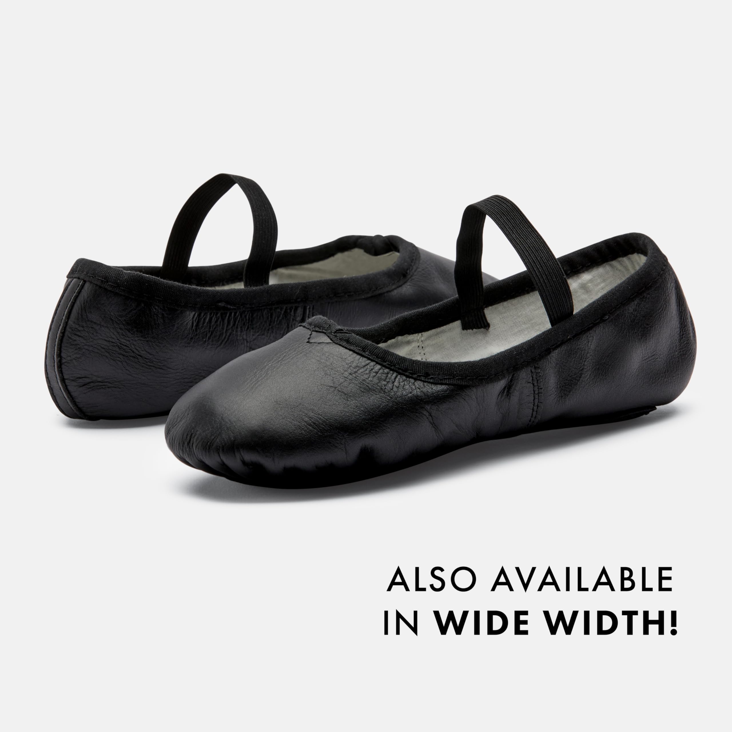 Balera Leather Full-Sole Ballet Shoes for Girls & Women - Professional Dance Shoes for Ballet, Jazz & Contemporary - Perfect for Studio, Performance & Practice