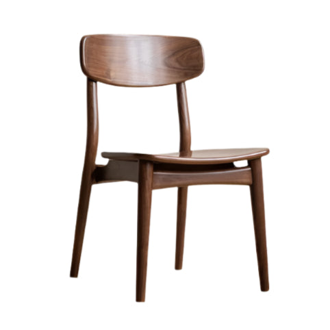 20.8x18.1x30.7 inch / 53x46x78 cm / Rich Dark Walnut Color / 4pcs Black walnut dining chair