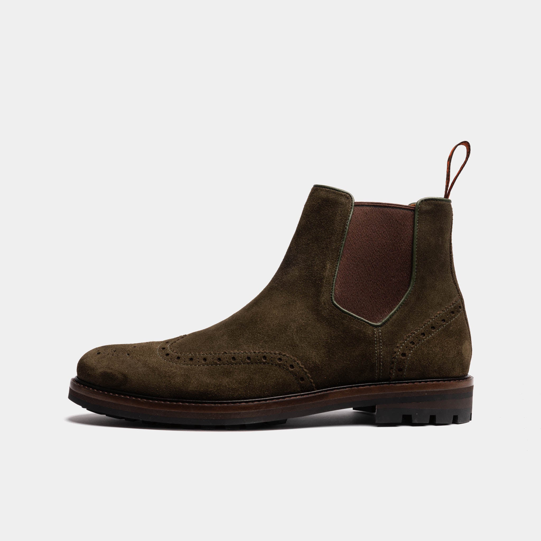 MITTON Khaki Suede Shoes for Men - Comfortable Casual & Outdoor Walking - Perfect for Work, Travel, and Everyday Wear