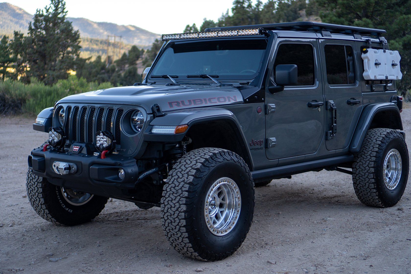 2024 Jeep Gladiator Rubicon Steel Bumper Kit - Heavy Duty Off-Road Front & Rear Bumper Set for Jeep JT - Perfect for Rock Crawling & Overlanding Adventures