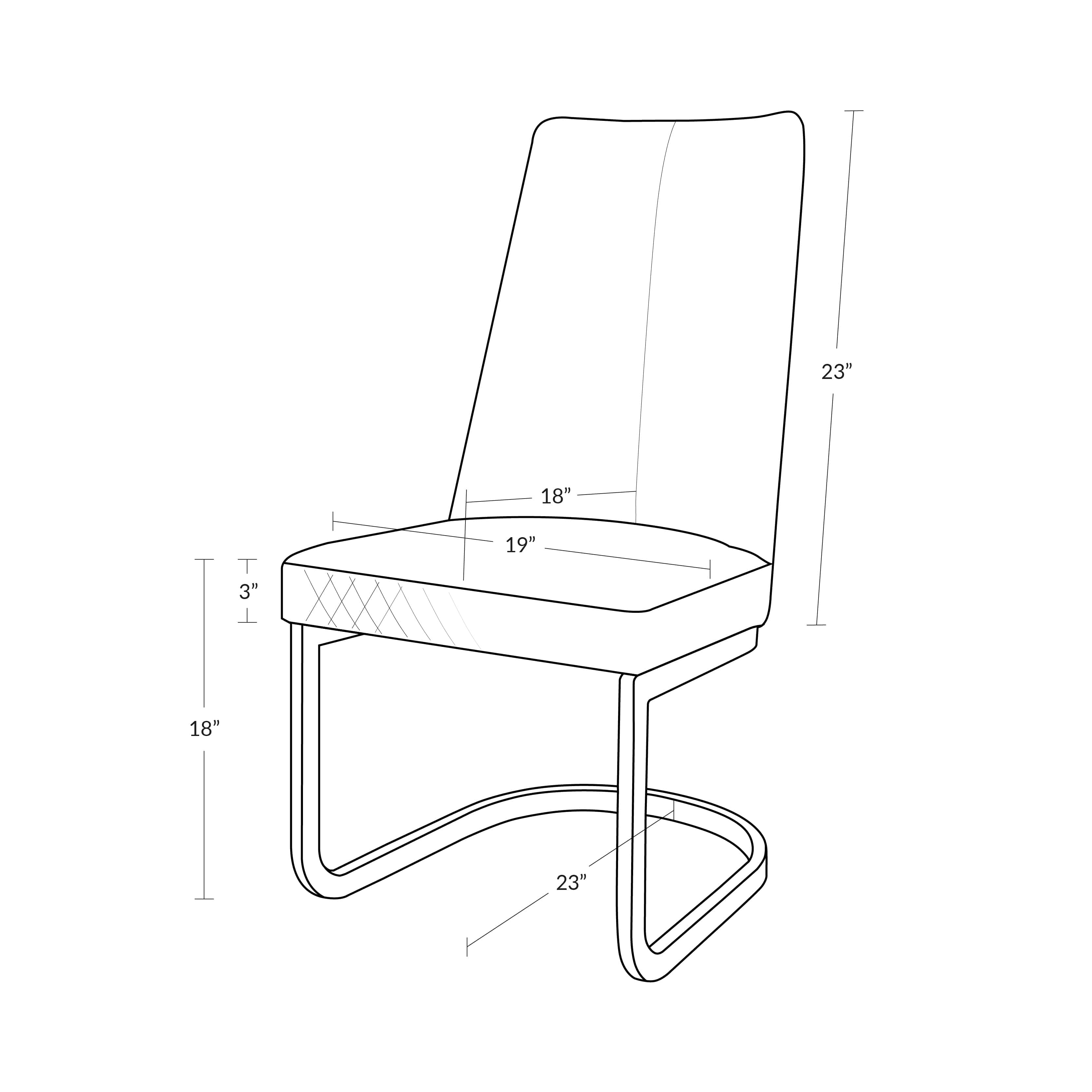 Aster Salon Customer Chair - Professional Beauty Salon Waiting Chair for Hair Styling, Nail & Spa - Perfect for Reception Areas & Lounge Waiting Rooms