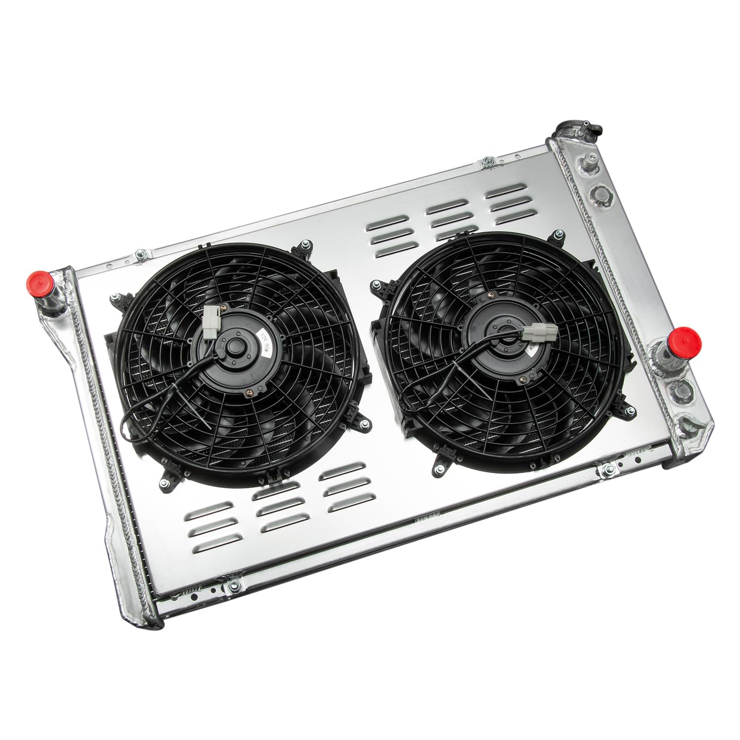 3 Row Aluminum Radiator with Shroud & Fan for 1982-1992 Chevy Camaro/Pontiac Firebird 5.0L 5.7L V8 - High Performance Replacement Radiator - Perfect for Engine Cooling & Racing Upgrades