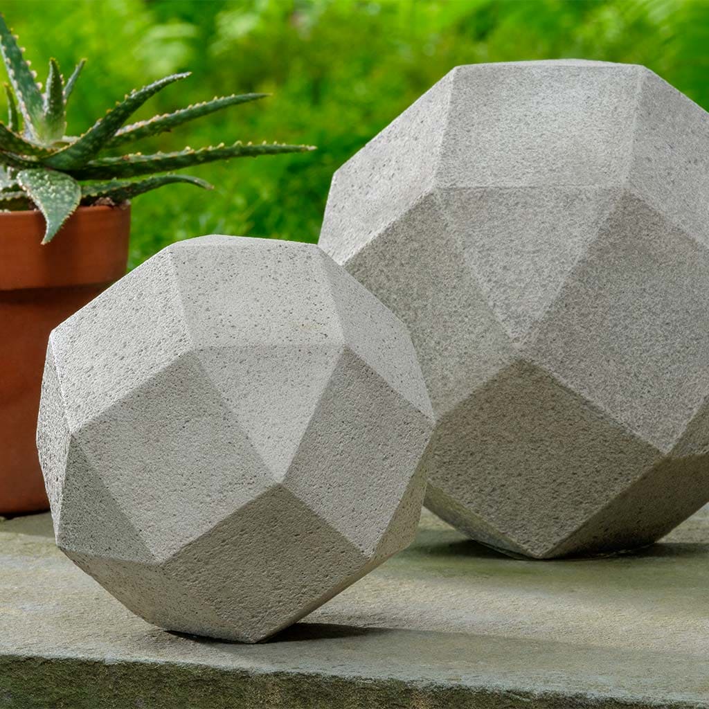 Campania International Polyhedron Small Statue - Geometric Home Decor Sculpture for Modern Living Room, Office Desk & Bookshelf Display