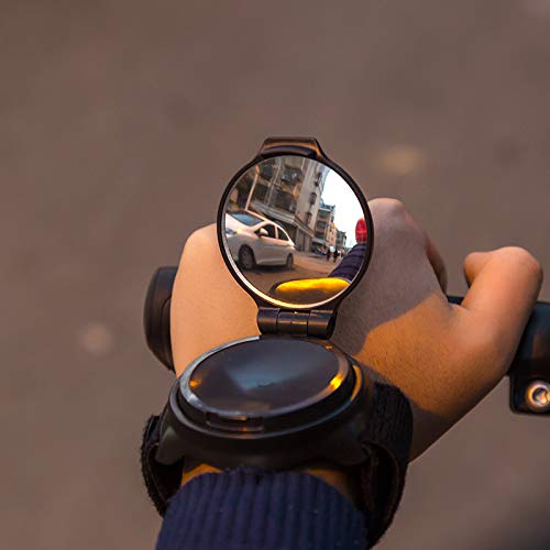 Zueyen Bike Mirror - 360° Adjustable Cycling Armband Mirror for Safe Riding, Wide Angle Rearview for Road & Mountain Bikes - Perfect for Commuting, Touring & Outdoor Adventures