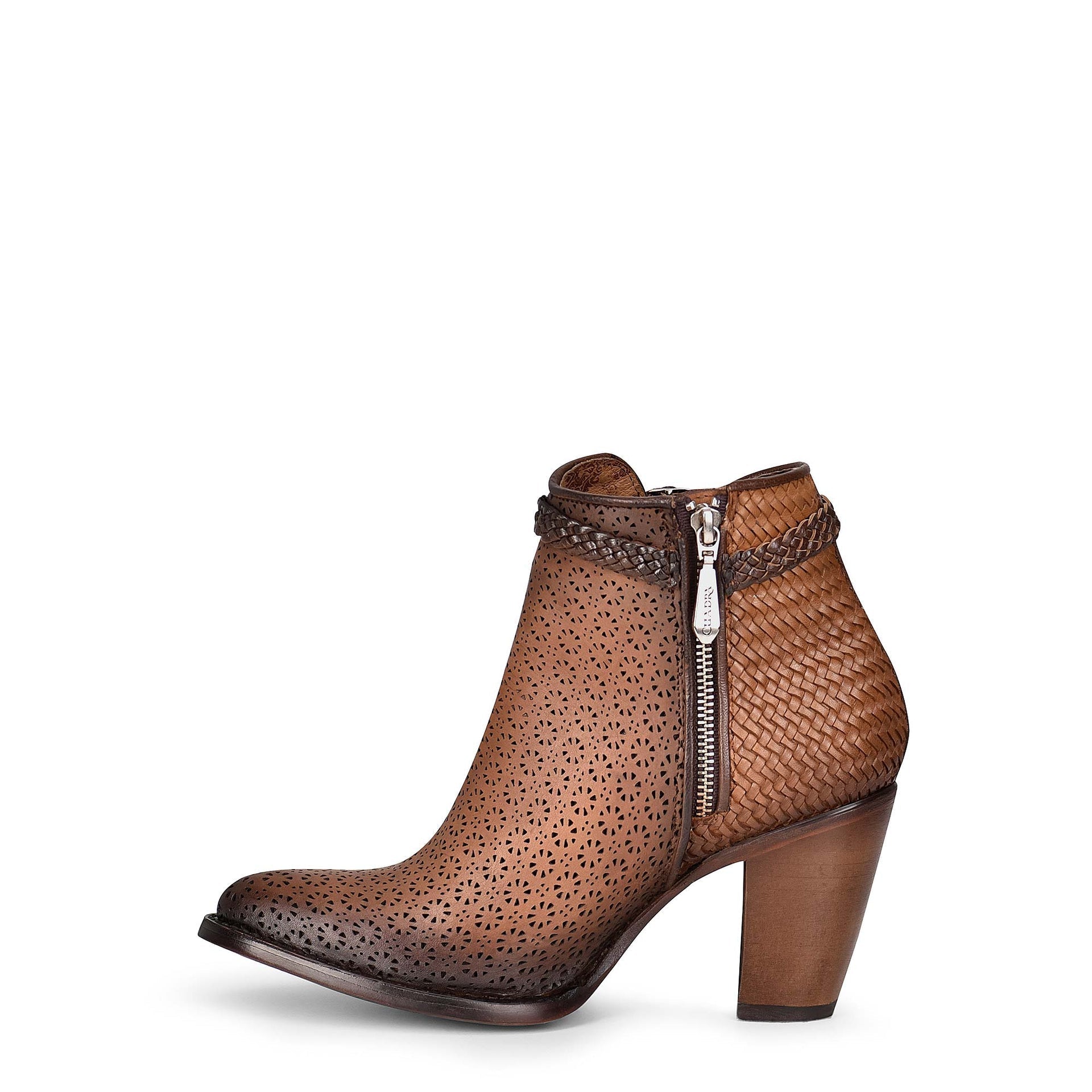 Cuadra Brown Western Paris Texas Leather Ankle Boots for Women - Stylish Cowgirl Boots for Country Rides, Concerts & Night Out